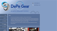 Desktop Screenshot of depe.co.uk